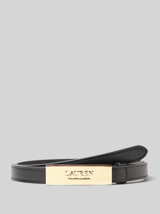 Lauren Ralph Lauren Lederg&uuml;rtel mit Pinschlie&szlig;e in Black, Gr&ouml;&szlig;e M