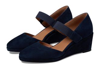 Gentle Souls Oriana High Womens Heels Navy Suede : 9.5 M, Synthetic