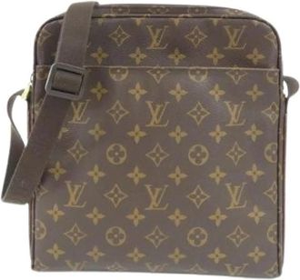 Louis Vuitton Pre-owned Cross Body Bags, female, Brown, Size: ONE SIZE Pre-owned Canvas Cross Body Bag