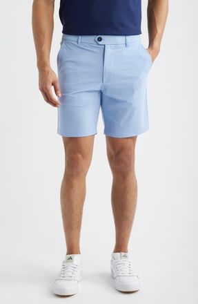 Greyson Montauk Flat Front Shorts in Wolf Blue at Nordstrom, Size 38R