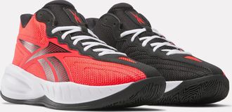 Reebok Basketballschuh REEBOK REEBOK PRESS, Damen, Gr. 39, energy rot, schwarz, wei&szlig;, Schuhe Basketballschuh