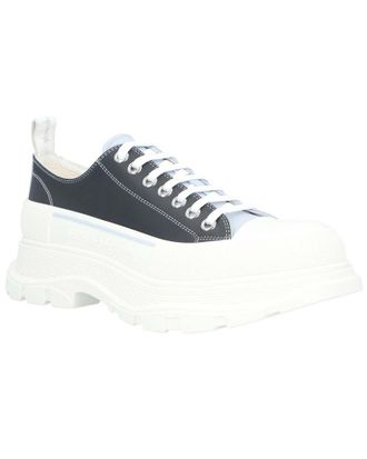 Alexander McQueen Alexander Mcqueen Mens Calfskin Tread Sneaker, Never Worn (Authentic Pre- Loved)