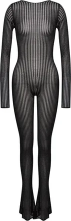 Dondup Slim Ribbed Jumpsuit - female - Dondup - Jumpsuits - Black - S - Jumpsuits & Playsuits