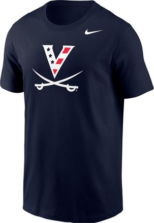 Nike Virginia Sabre Nike Mens College T-Shirt in Blue | M11332P204UNVA-NVY