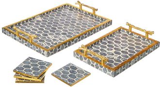 Tiramisu Decorative Tray & Coaster Set