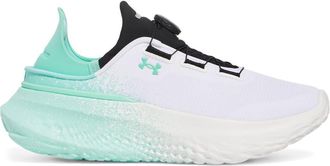Under Armour Unisex-Adult Slipspeed Mega Fade, (101) White/Comet Green/Comet Green, 14 Women/12.5 Men