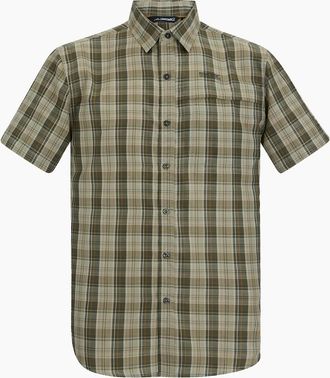 Regatta Mens Regatta Mens Mindano Multi Check Short-Sleeved Shirt - Light Sage - Size: 42/Regular