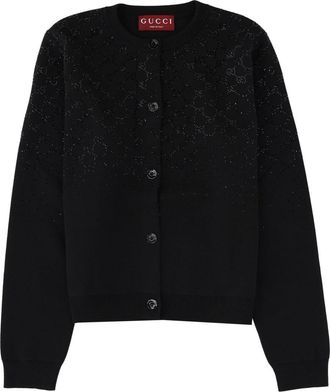 Gucci Cardigan mit Kristallen