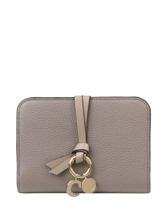 Chloé leather wallet - women - Calf Leather - One Size - Neutrals