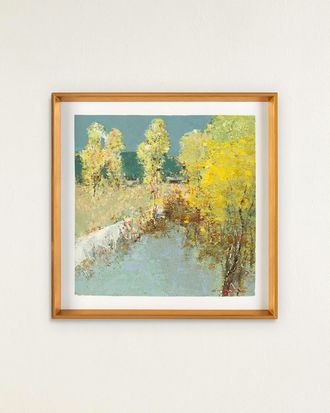 John-Richard Riverside Reverie Original Painting by Liu Mengzhou