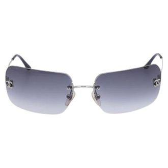 Chanel Pre-owned Accessories, female, Blue, Size: ONE SIZE Pre-owned 4017 Sunglasses