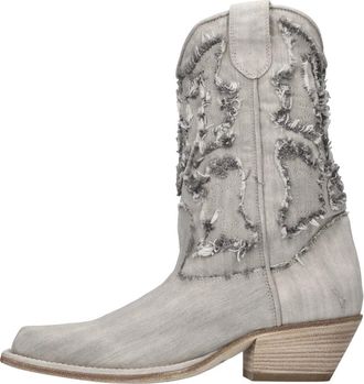 Vic Mati&eacute; Denim Texan Boots - Dames - Cowboylaarzen - Grijs - 40 EU - Denim - Schoenen