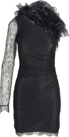 Patrizia Pepe Viscose Polyamide Dress - Black