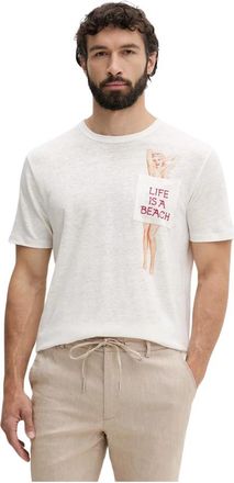 MC2 Saint Barth T-Shirts - Heren - T-shirts - Beige - S - Tops