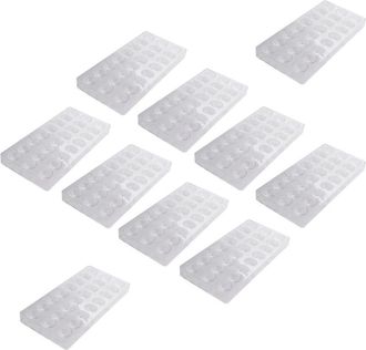 OEM 10 Moldes De Chocolate Semiesf&eacute;ricos De 24 Cavidades, De Policarbonato