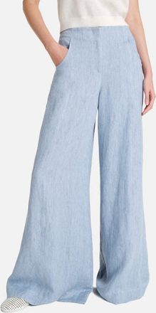 TWP Demie Hemp Wide Leg Pants in Light Indigo at Nordstrom, Size 6