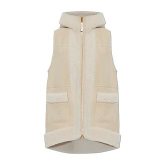 Bogner Lona Lammy Coat - Dames - Jassen - Beige - Maat: L Taf