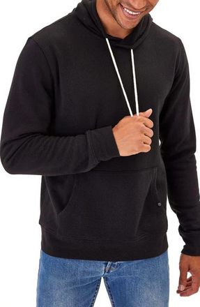 Threads 4 Thought Fleece Pullover Hoodie in Black at Nordstrom, Size Xx-Large