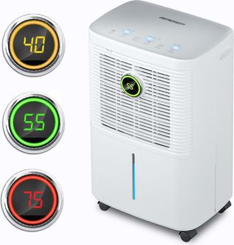 OEM Deshumidificador De Aire Con Compresor - Berdsen Bd-525 Absorbente De Humedad Blanco