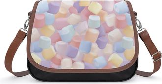 Generic Marshmallow Crossbody Bags for Women Shoulder Messenger Bag Purse Handbags