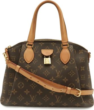 Louis Vuitton Brown Monogram Canvas Handbag Shoulder Bag Tote Bag (Pre-Owned)