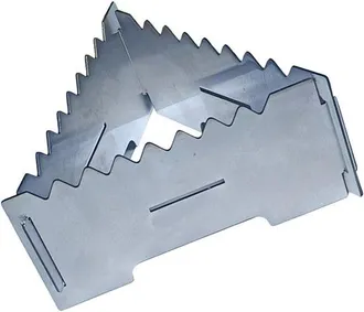 OEM Soporte Para Hornilla - Soporte Para Quemador - Cocina Al Aire Libre - Acero Inoxidable - 93 X 67 Cm - Plateado