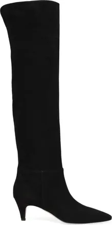 Gianvito Rossi Elise Boot 55 in Black Suede at Nordstrom, Size 42.5