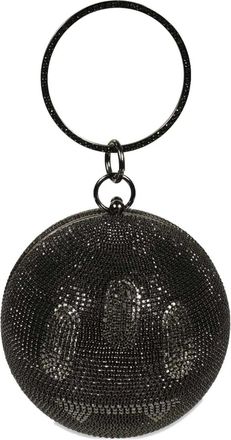 Barrow Borsa tote a sfera con cristalli - Nero