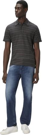 Missoni Short Sleeve Cotton Polo With Zigzag Pattern in Grey at Nordstrom, Size Xx-Large