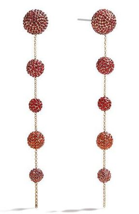 BaubleBar Blair Pav&eacute; Earrings in Red at Nordstrom Rack