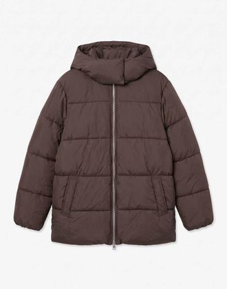 Vero Moda piumino in chocolate torte-Marrone