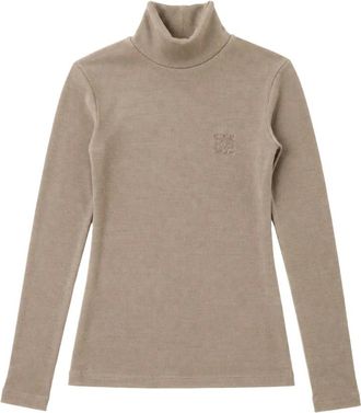 Max Mara Truien & Vesten, Dames, Beige, S, Wol, Saluto Turtleneck
