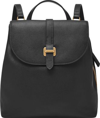 Fossil Womens Emery Leather Backpack