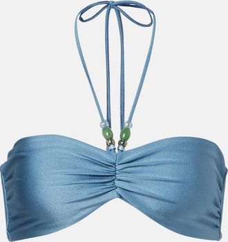 JADE Swim Zoe ruched bikini top