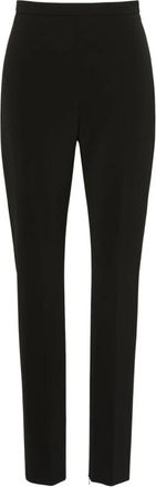 Max Mara Slim-fit Broeken - Dames - Slim Fit Broeken - Zwart - 2XS - Broeken