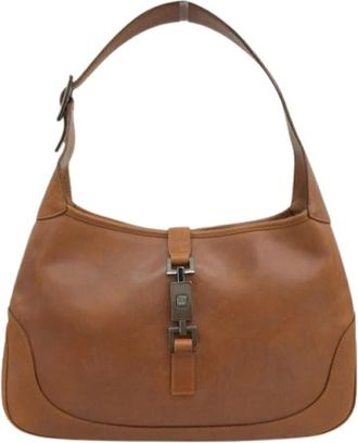 Gucci Pre-owned Shoulder Bags, female, Brown, Size: ONE SIZE Pre-owned Vintage Shoulder Bag