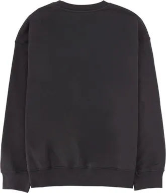 Ganni Organic Cotton Print Sweatshirt - Charcoal