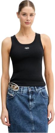 Diesel T-Anki-Od Tank Top - Tops - Mujer - Negro - L