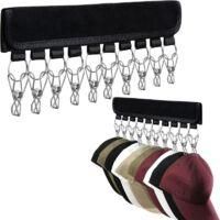OEM Perchero Plegable De Una Pieza Para Armario, Con 10 Pinzas (negro). - Crezuo