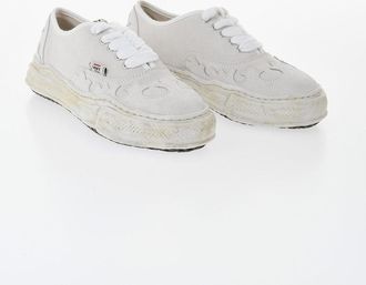 Miharayasuhiro MAISON Suede Low-Top Sneakers With Tonal Details Mihara Yasuhiro