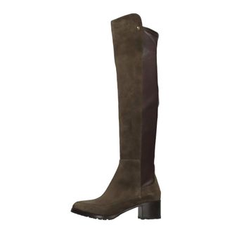 Maisons Skorpios Emily Over-knee laarzen - Dames - Schoenen - Bruin - Maat: 38 1/2 EU Leer