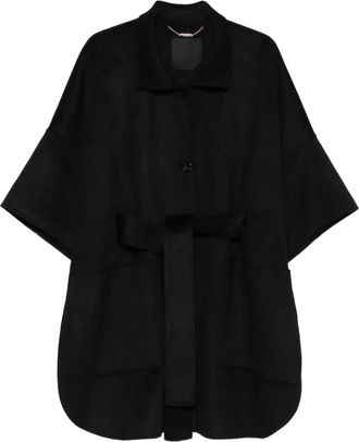 Liu Jo Mantella con cintura - Nero