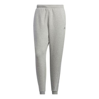 adidas Mens adidas Solid Color Alphabet Logo Casual Sports Pants/Trousers/Joggers Gray HM2681