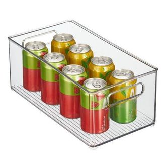 iDesign Stackable Fridge Bin - Kitchen Storage Bin for Pantry, Cabinets, or Fridge, Set of 2, Clear at Nordstrom