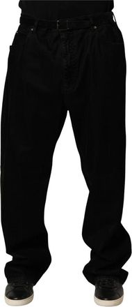 Dolce & Gabbana Heren, Jeans, Zwart, Maat: XL