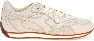 Diadora Heritage Equipe Revenge Dune Used - Heren - Sneakers - Wit - 41 EU - Leer - Schoenen