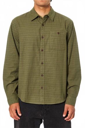 KATIN Derek Flannel Shirt In Olive Night
