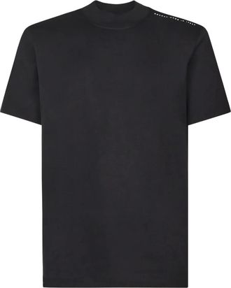 Dondup T-shirt girocollo con spalle basse - Nero