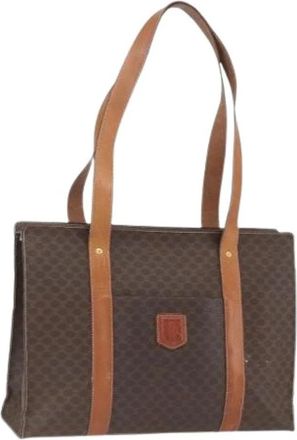 Celine Pre-owned Vintage Tote Bag - Dames - Vintage Shopper - Bruin - ONE Size - Leer - Vintage