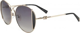 Escada Womens SESC13F-0K07-54 SESC13F 54 0K07 Sunglasses - Gold - One Size